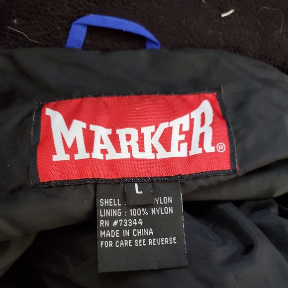 Vintage Blue Marker Ski Suit - Picture 3 of 3